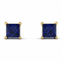 Princess Cut Stud Earrings - Kenia No. 13 image 1