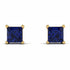 Princess Cut Stud Earrings - Kenia No. 13