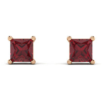 Princess Cut Stud Earrings - Kenia No. 11 image 1