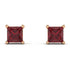Princess Cut Stud Earrings - Kenia No. 11 image 1