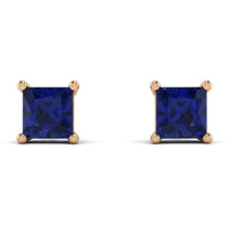 Princess Cut Stud Earrings - Kenia No. 14 image 1