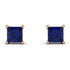 Princess Cut Stud Earrings - Kenia No. 14 image 1