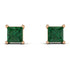 Princess Cut Stud Earrings - Kenia No. 5
