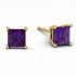 Princess Cut Stud Earrings - Kenia No. 301