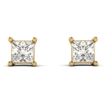 Princess Cut Stud Earrings - Kenia No. 1 image 1