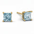 Princess Cut Stud Earrings - Kenia No. 401 image 2