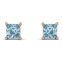 Princess Cut Stud Earrings - Kenia No. 402 image 1