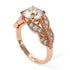 Diamond Majestic Leaf Gold Engagement Ring - Makenna No. 2