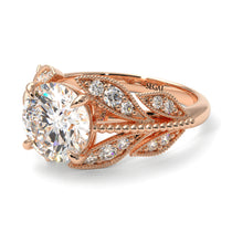 Diamond Majestic Leaf Gold Engagement Ring - Makenna No. 2 image 1