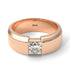 Princess Cut Diamond Solitaire Wedding Band - Lane No. 2 image 3