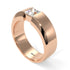 Princess Cut Diamond Solitaire Wedding Band - Lane No. 2 image 2