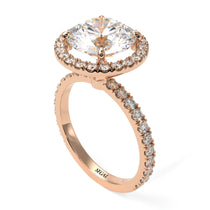 Round Cut Diamond Halo Engagement Ring - Charleigh No. 2 image 1