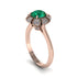 Diamond Crown Halo Engagement Ring - Annie No. 5 image 2