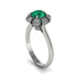 Diamond Crown Halo Engagement Ring - Annie No. 6