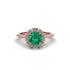 Diamond Crown Halo Engagement Ring - Annie No. 5