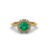 Diamond Crown Halo Engagement Ring - Annie No. 4