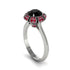 Ruby Crown Halo Engagement Ring - Annie No. 54 image 2