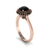 Black Diamond Crown Halo Engagement Ring - Annie No. 38 image 2