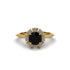 Diamond Crown Halo Engagement Ring - Annie No. 7
