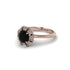 Diamond Crown Halo Engagement Ring - Annie No. 8 image 3