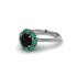 Emerald Crown Halo Engagement Ring - Annie No. 24 image 3
