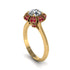 Ruby Crown Halo Engagement Ring - Annie No. 46 image 2