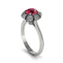 Diamond Crown Halo Engagement Ring - Annie No. 12 image 2