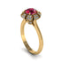 Diamond Crown Halo Engagement Ring - Annie No. 10 image 2