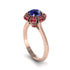 Ruby Crown Halo Engagement Ring - Annie No. 59 image 2