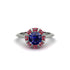 Ruby Crown Halo Engagement Ring - Annie No. 60 image 1