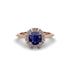 Diamond Crown Halo Engagement Ring - Annie No. 14