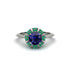 Emerald Crown Halo Engagement Ring - Annie No. 30