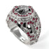 Ruby Bespoke Elephant Men’s Fashion Ring - Charles No. 12