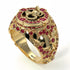 Ruby Cobra Gold Men's Fashion Ring - Waylon No. 10 image 3