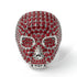 Ruby-Encrusted Skull Men's Fashion Ring - Jules No. 12 image 1