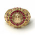 Ruby Majestic Eagle Men’s Fashion Ring - Caleb No. 10 image 2