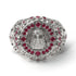 Ruby Majestic Eagle Men’s Fashion Ring - Caleb No. 12