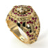 Ruby Owl Gold Men's Fashion Ring - Adrian No. 10 image 4