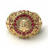 Ruby Owl Gold Men's Fashion Ring - Adrian No. 10 image 2