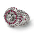 Ruby Puma Gold Men's Fashion Ring - Santiago No. 12