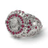 Ruby Raven Gold Men's Fashion Ring - Nolan No. 12