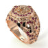 Ruby Royal Lion Men Signet Ring - Terry No. 11 image 1