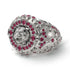 Ruby Tiger Gold Men's Fashion Ring - Landon No. 12