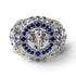 Sapphire Bespoke Elephant Men’s Fashion Ring - Charles No. 15