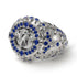 Sapphire Bespoke Elephant Men’s Fashion Ring - Charles No. 15 image 1