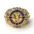 Sapphire Bespoke Elephant Men’s Fashion Ring - Charles No. 13 image 2