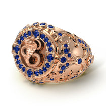 Sapphire Cobra Gold Men's Fashion Ring - Waylon No. 14 image 1
