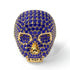 Sapphire-Encrusted Skull Men's Fashion Ring - Jules No. 13
