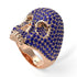 Sapphire-Encrusted Skull Men's Fashion Ring - Jules No. 14 image 2