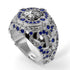 Sapphire Owl Gold Men's Fashion Ring - Adrian No. 15 image 4